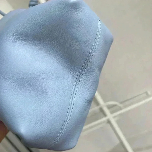 JCrew Lisbon Leather Drawstring Bag - Picture 3 of 5